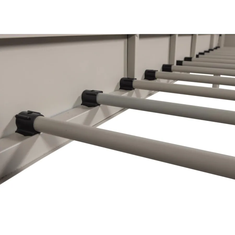 Woood Mata 1-persoons bed metaal zand 90x200cm Online