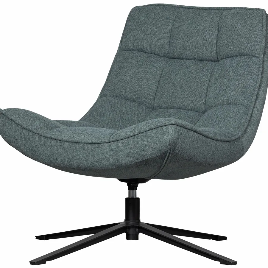 Woood Maudi draaifauteuil blue stone Outlet