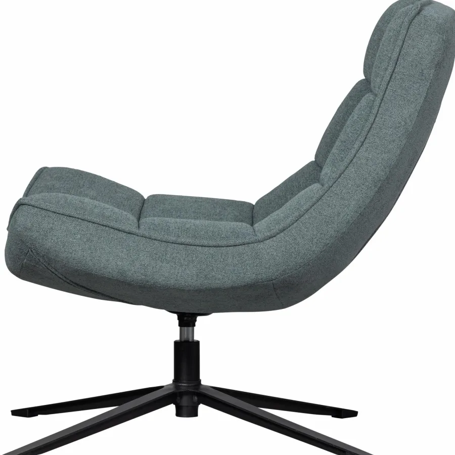 Woood Maudi draaifauteuil blue stone Outlet