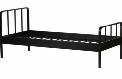 Woood Mees Bed Metaal Zwart 90x200 Cm Clearance
