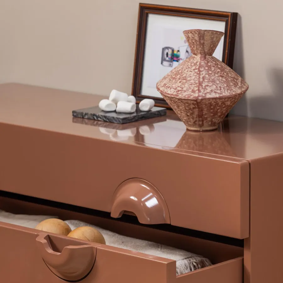 Woood Merge ladekast/commode oudroze Outlet