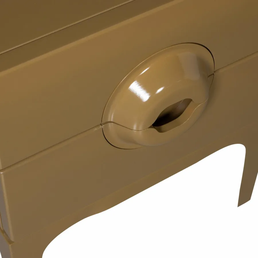 Woood MERGE ladekast/nachtkastje 2 lades hout honinggeel Outlet