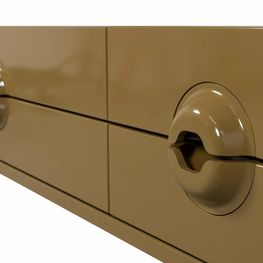 Woood Merge tv meubel hout honinggeel Clearance