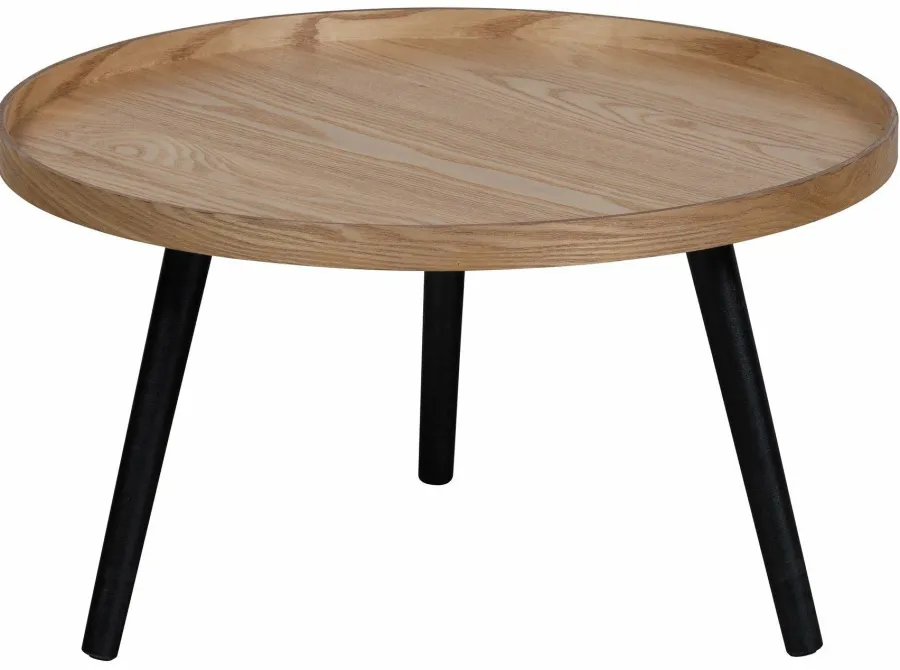 Woood Mesa Bijzettafel L Hout Naturel 34xØ60 Discount