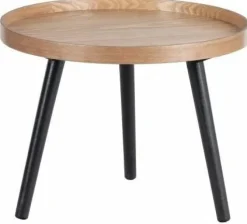 Woood Mesa Bijzettafel M Hout Zwart 45x45 Online