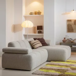 Woood MESI kussen met streep aubergine/beige 40x60CM Clearance