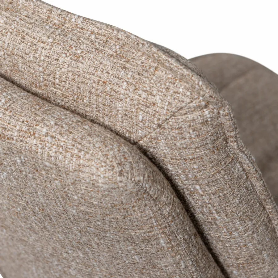 Woood Milaro draaifauteuil naturel melange Hot