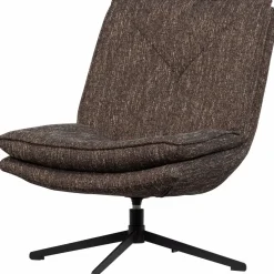Woood Milaro draaifauteuil bruin melange Clearance