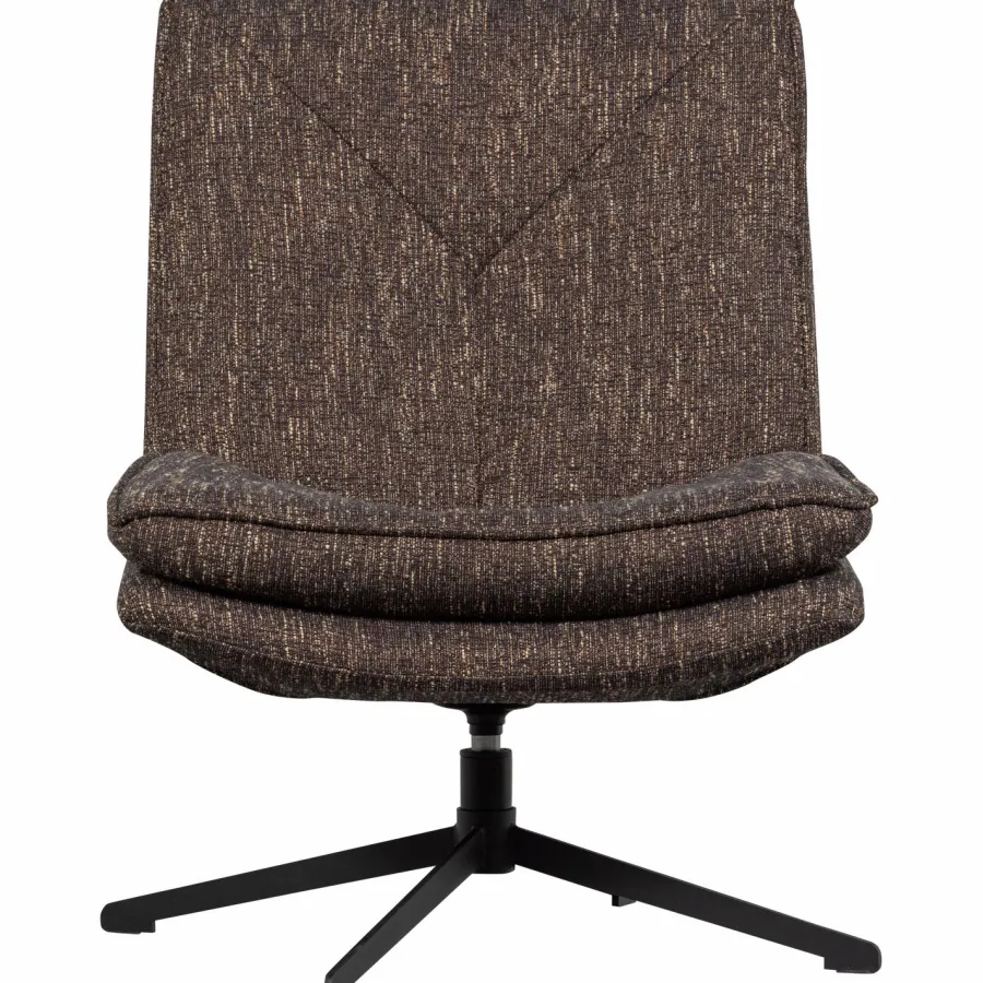 Woood Milaro draaifauteuil bruin melange Clearance