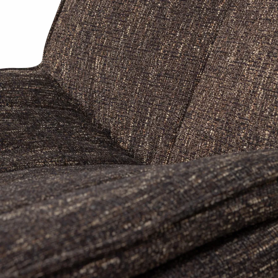 Woood Milaro draaifauteuil bruin melange Clearance