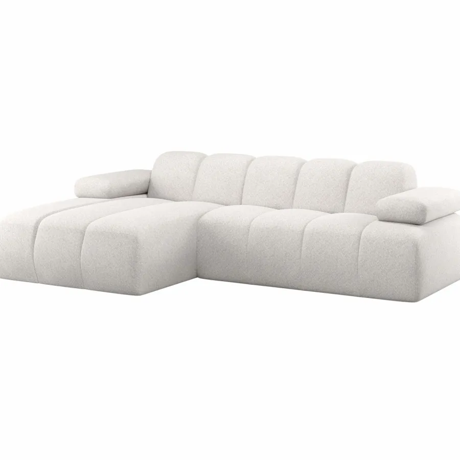 Woood Mojo Chaise Longue Bank Links Wollig Ecru Outlet