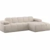 Woood Mojo Chaise Longue Bank Rechts Ribstof Ecru Discount