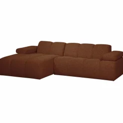 Woood MOJO chaise longue links boucle roestbruin melange Online
