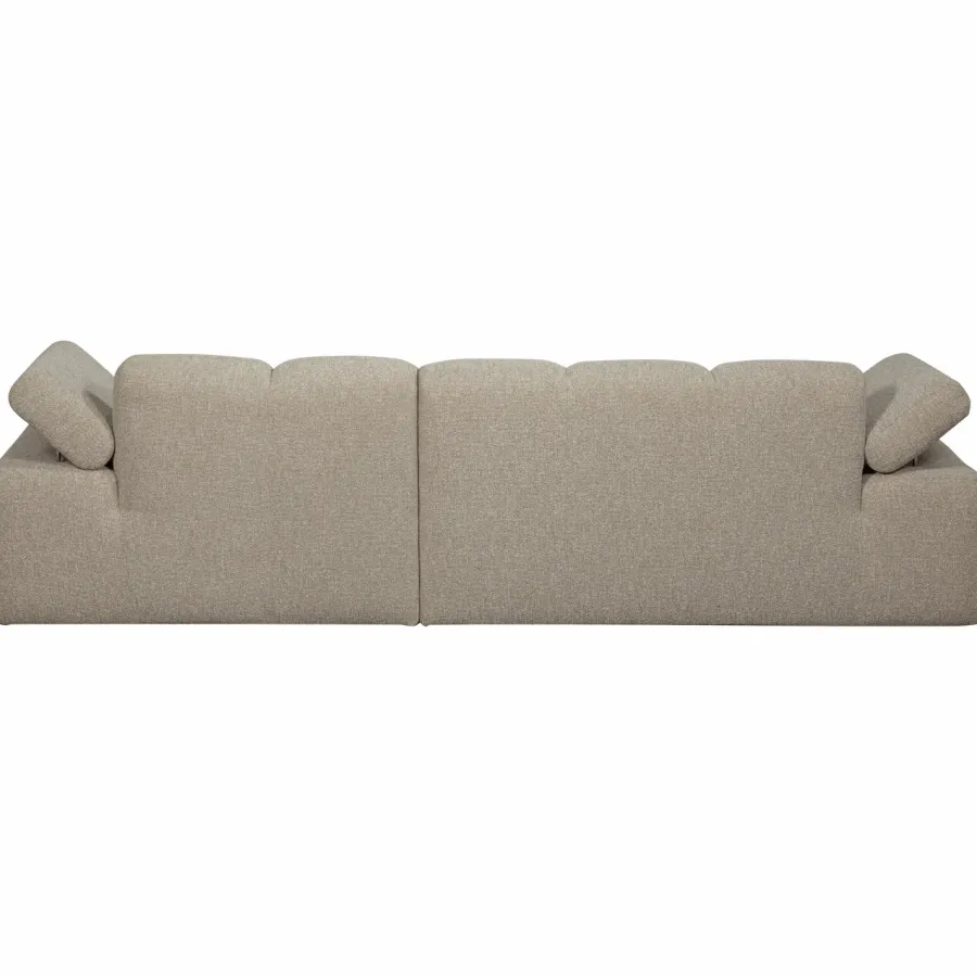 Woood MOJO chaise longue rechts boucle beige melange New