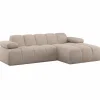 Woood Mojo Chaise Longue Bank Rechts Wollig Donkerzand Outlet