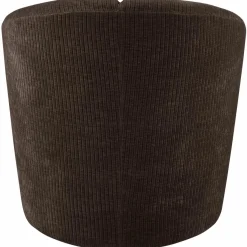 Woood MOJO draaifauteuil geweven ribstof bruin Clearance