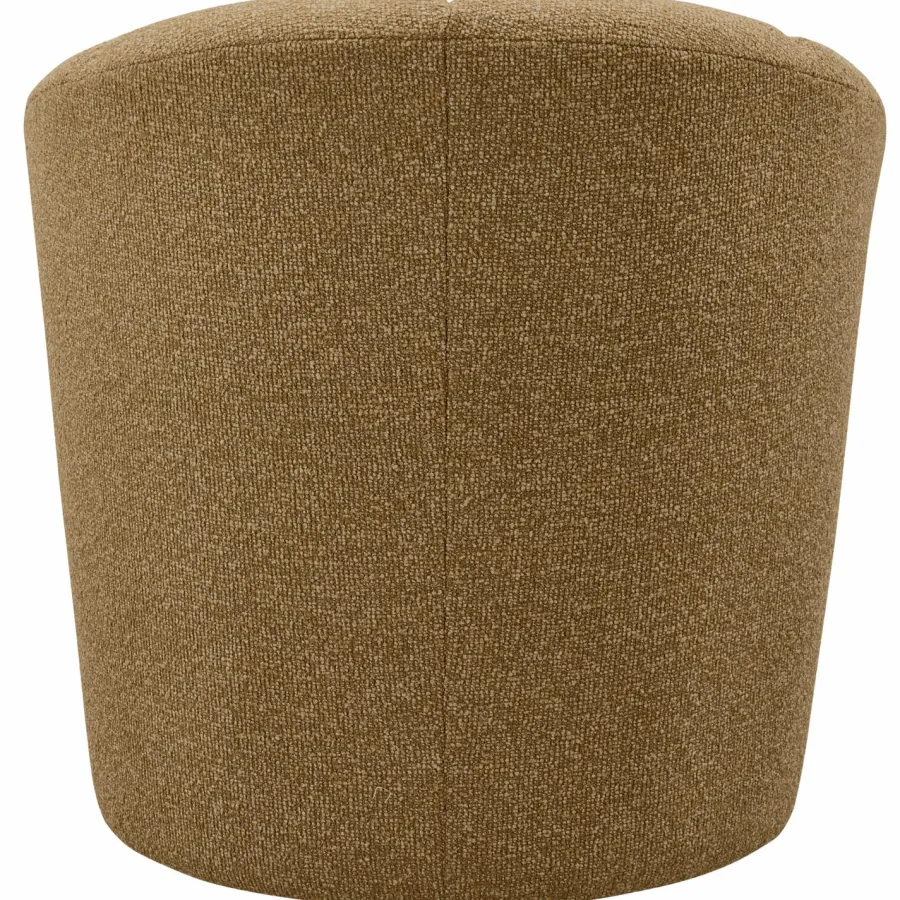 Woood MOJO draaifauteuil boucle geel/bruin melange Hot