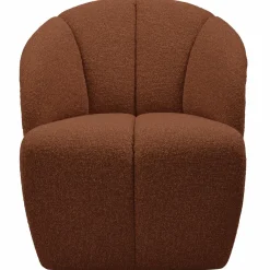 Woood MOJO draaifauteuil boucle roestbruin melange Hot