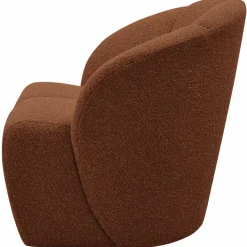 Woood MOJO draaifauteuil boucle roestbruin melange Hot