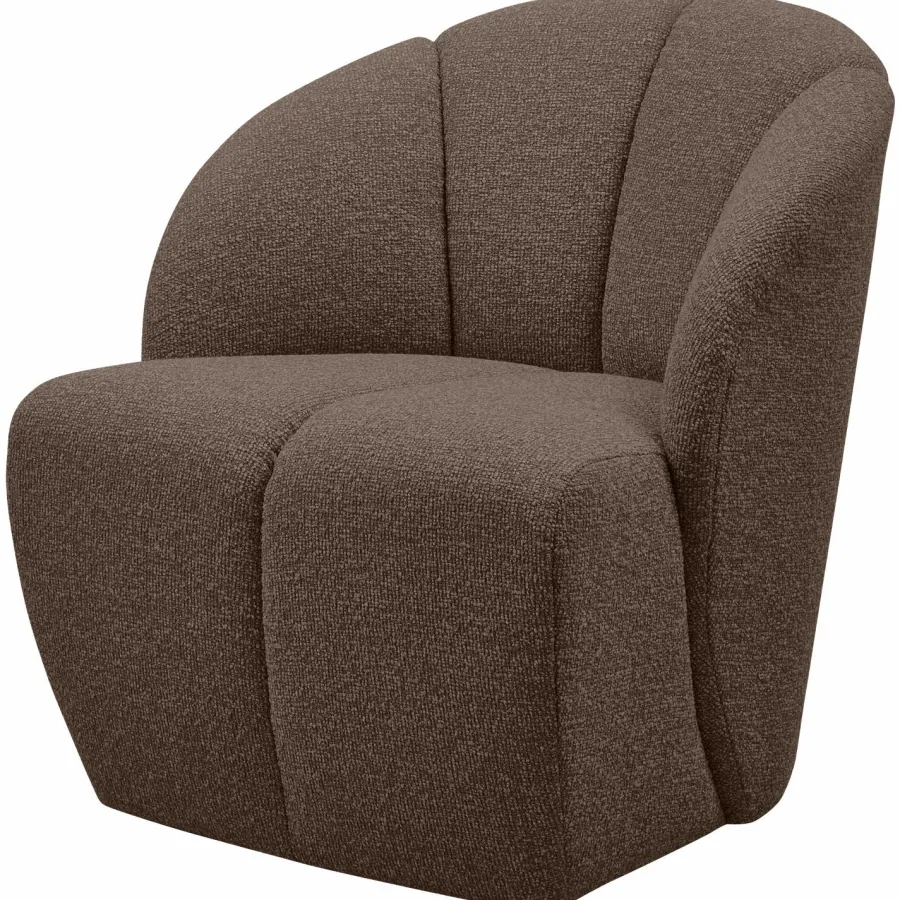 Woood MOJO draaifauteuil boucle bruin melange Discount