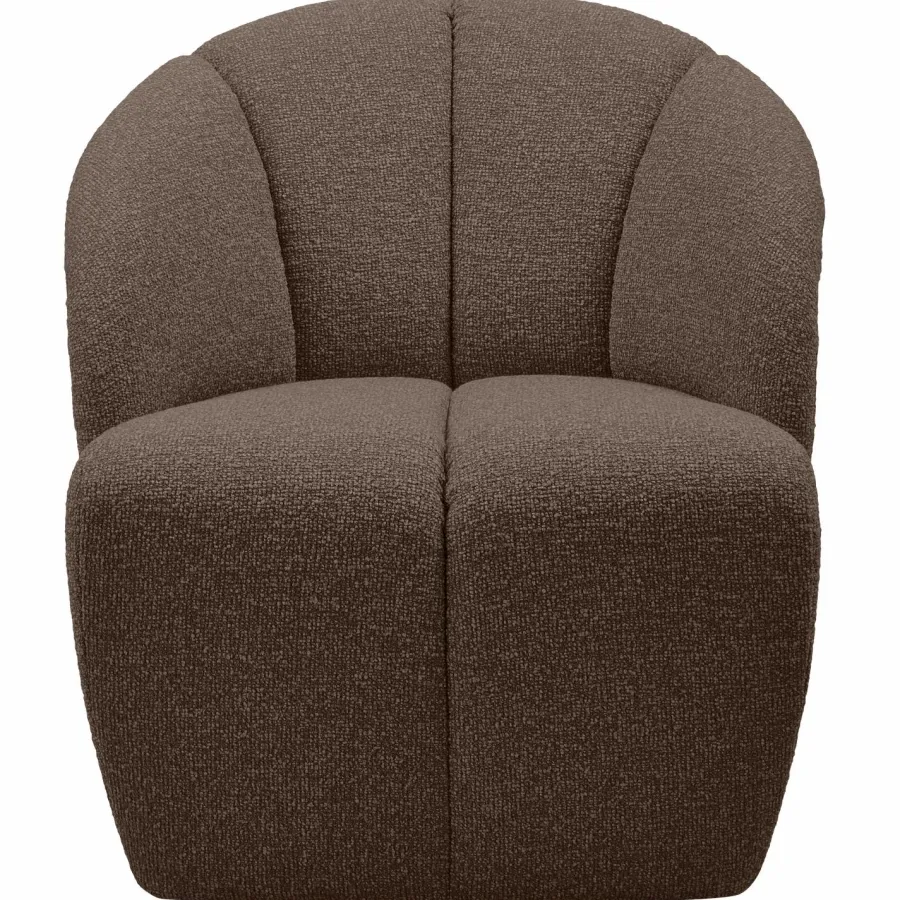 Woood MOJO draaifauteuil boucle bruin melange Discount