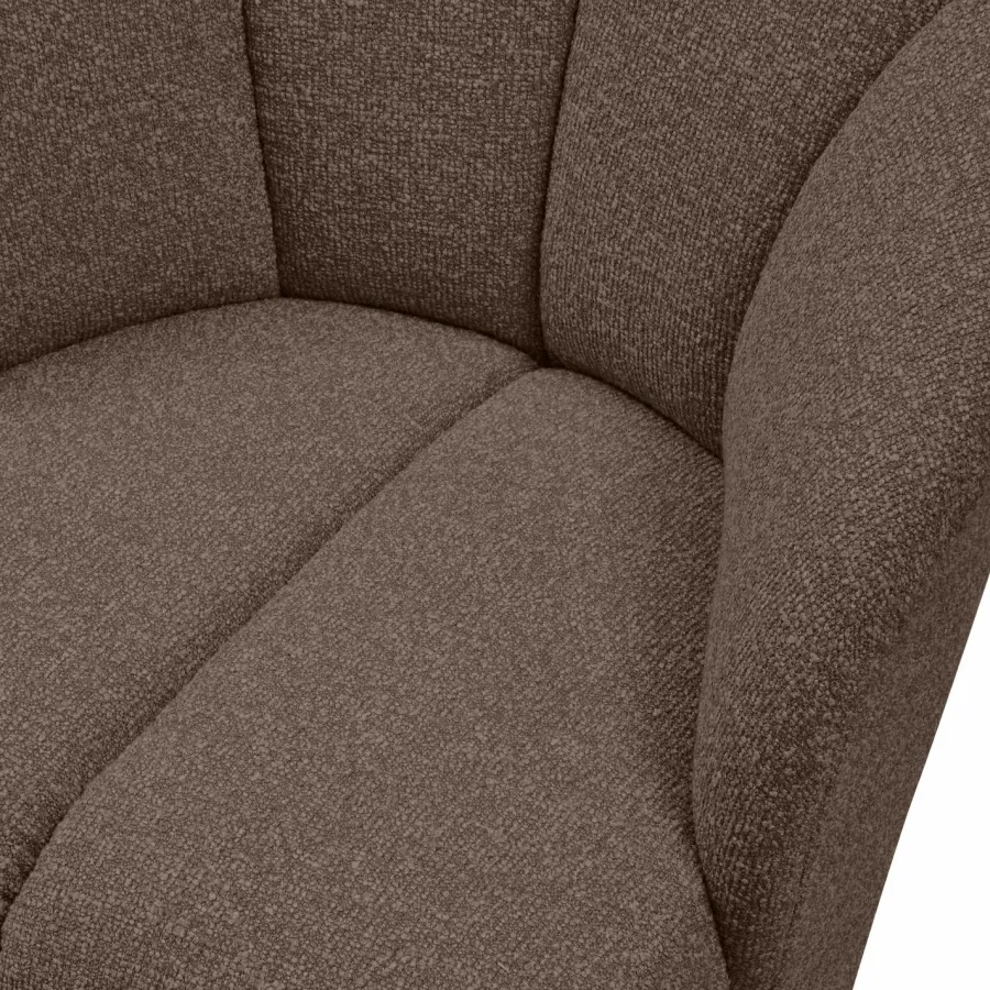 Woood MOJO draaifauteuil boucle bruin melange Discount