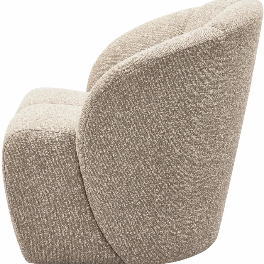 Woood MOJO draaifauteuil boucle beige melange Online
