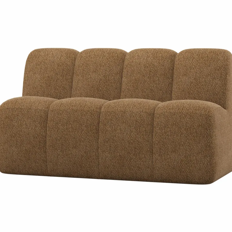Woood Mojo Eetbankje 164 Cm Met Rugleuning Wollig Honinggeel New