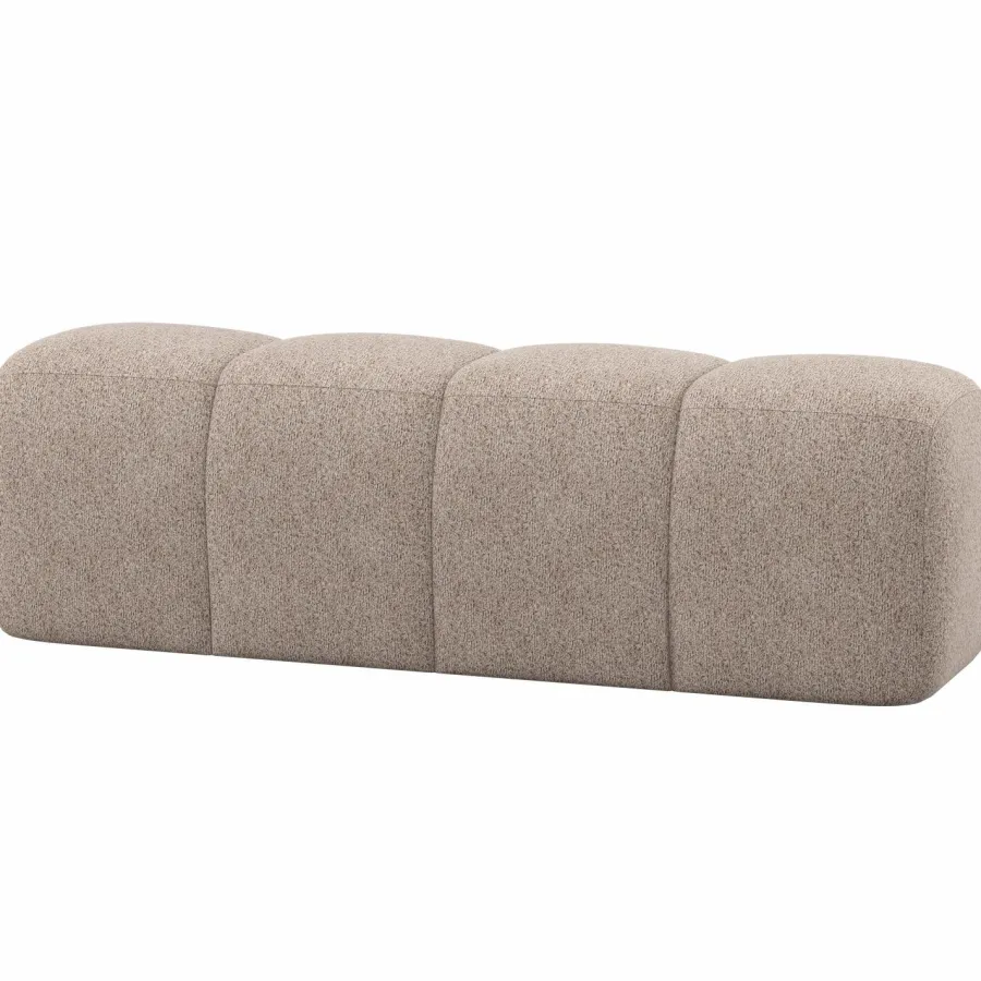 Woood Mojo Eetbankje 164 Cm Wollig Donkerzand Discount