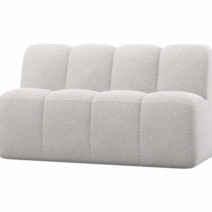Woood Mojo Eetbankje 164 Cm Met Rugleuning Boucle Ecru Melange Outlet