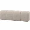 Woood Mojo Eetbankje 164 Cm Ribstof Ecru Outlet