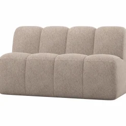 Woood Mojo Eetbankje 164 Cm Met Rugleuning Wollig Donkerzand Discount