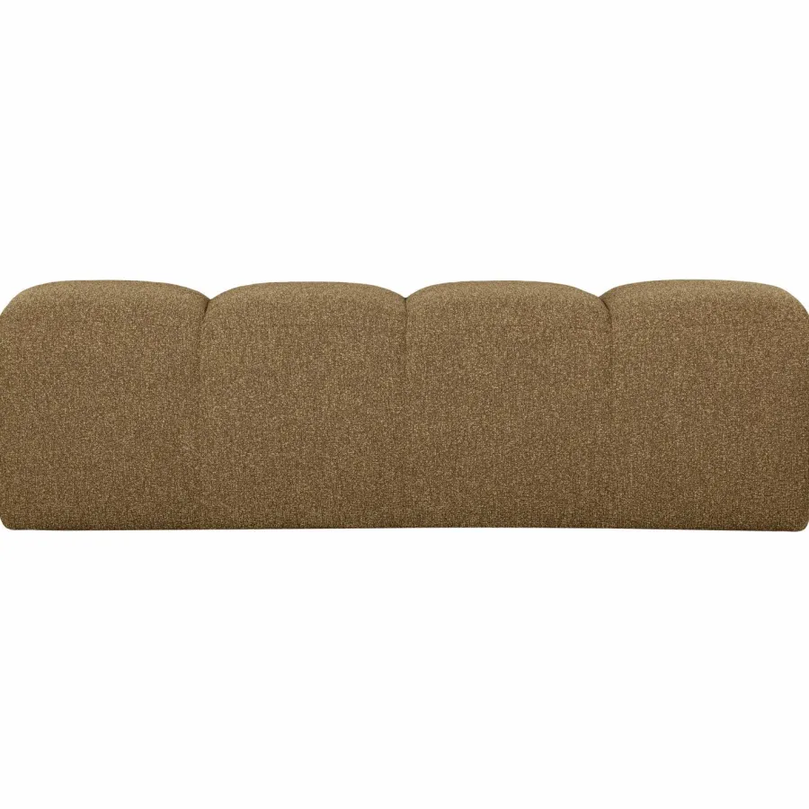 Woood MOJO eetbankje 164CM boucle geel/bruin melange Online