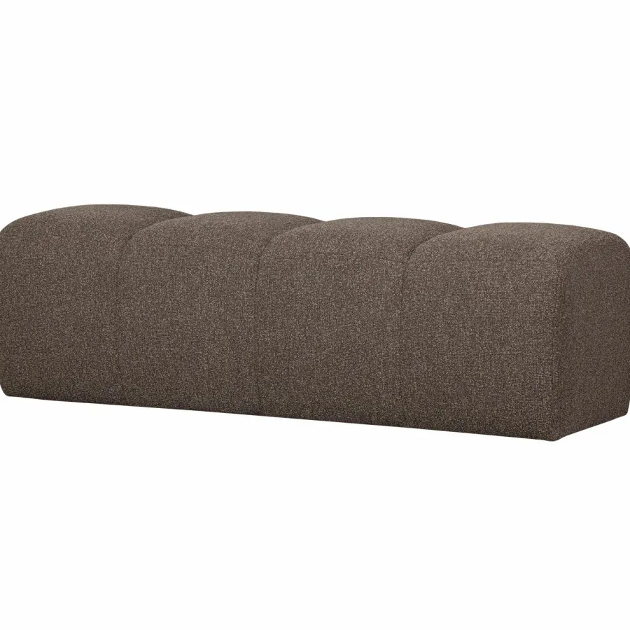 Woood MOJO eetbankje 164CM boucle bruin melange Hot