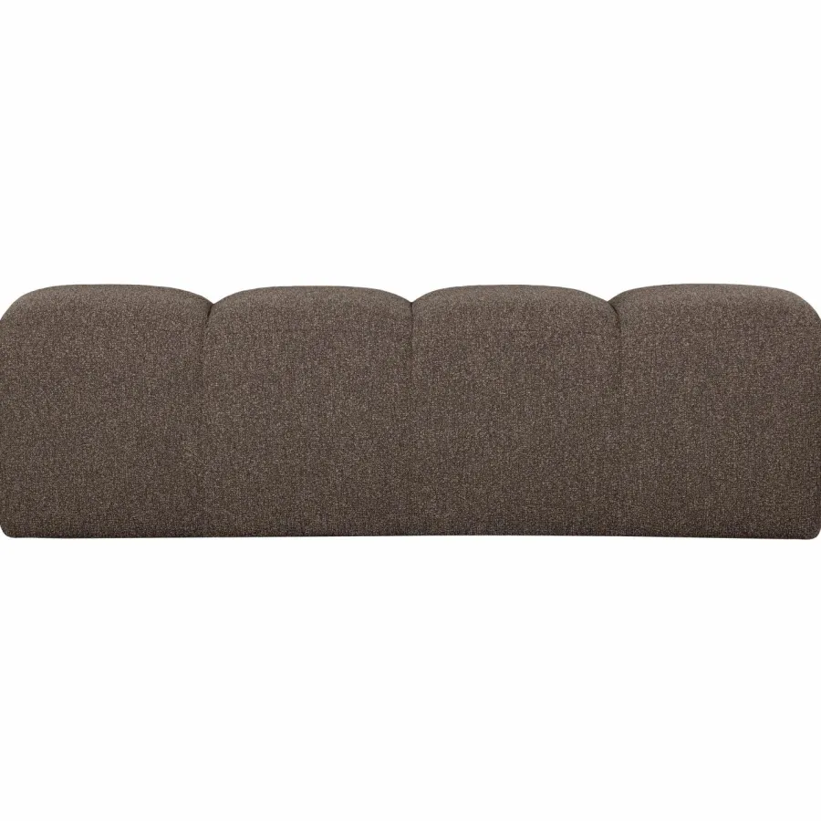 Woood MOJO eetbankje 164CM boucle bruin melange Hot