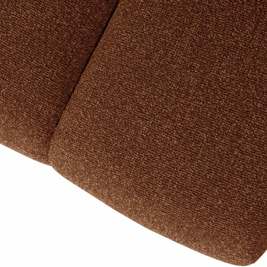 Woood MOJO eetbankje 164CM boucle roestbruin melange