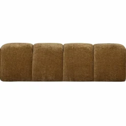 Woood MOJO eetbankje 164CM geweven ribstof honinggeel Outlet