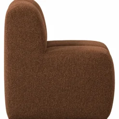 Woood Mojo Eetbankje 84cm Met Rugleuning Boucle Roestbruin Melange Best