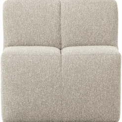 Woood Mojo Eetbankje 84cm Met Rugleuning Boucle Beige Melange Clearance