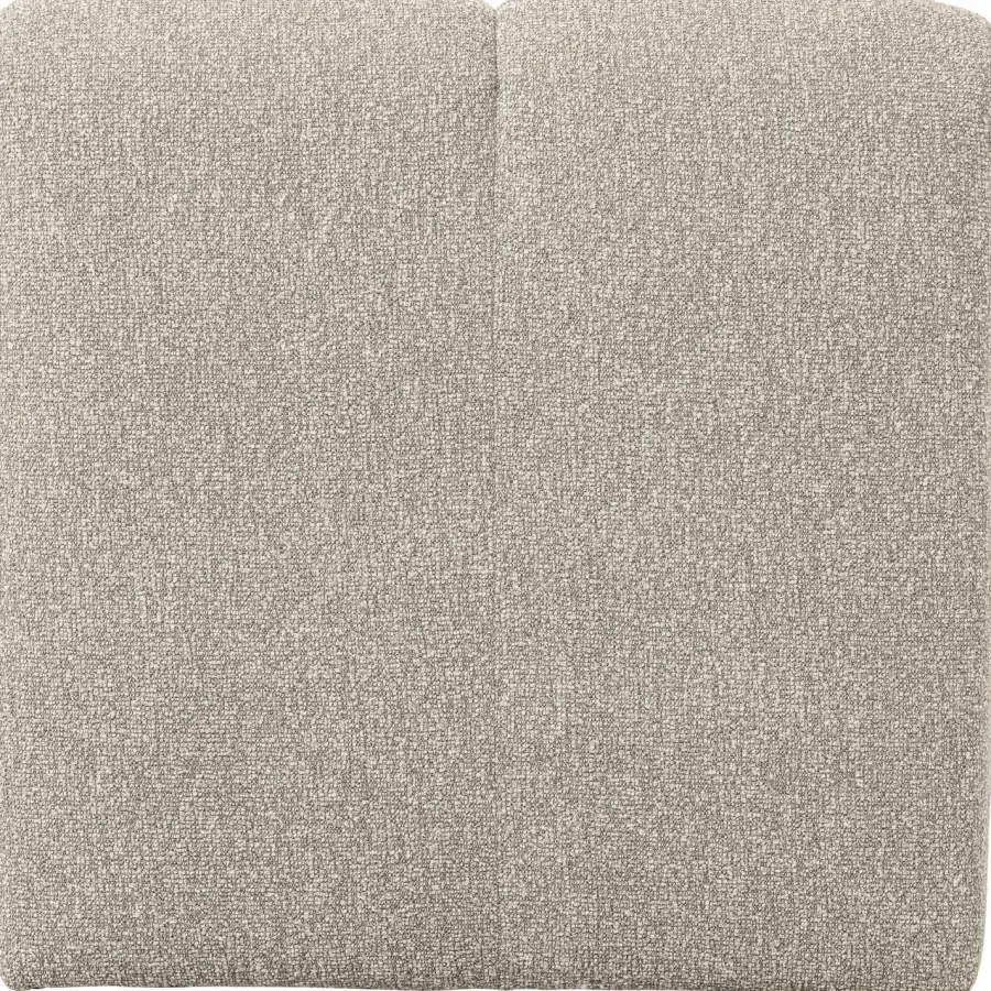 Woood Mojo Eetbankje 84cm Met Rugleuning Boucle Beige Melange Clearance