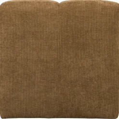 Woood Mojo Eetbankje 84cm Met Rugleuning Ribstof Honinggeel Clearance