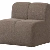 Woood Mojo Eetbankje 84cm Met Rugleuning Boucle Bruin Melange Online