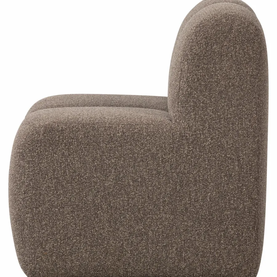 Woood Mojo Eetbankje 84cm Met Rugleuning Boucle Bruin Melange Online