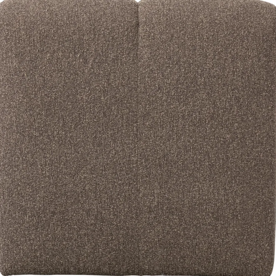 Woood Mojo Eetbankje 84cm Met Rugleuning Boucle Bruin Melange Online