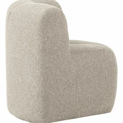 Woood Mojo Eetbankje Hoek Met Rugleuning Boucle Beige Melange New
