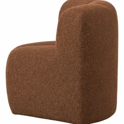 Woood Mojo Eetbankje Hoek Met Rugleuning Boucle Roestbruin Melange Hot