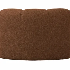 Woood Mojo Eetbankje Hoek Met Rugleuning Boucle Roestbruin Melange Hot