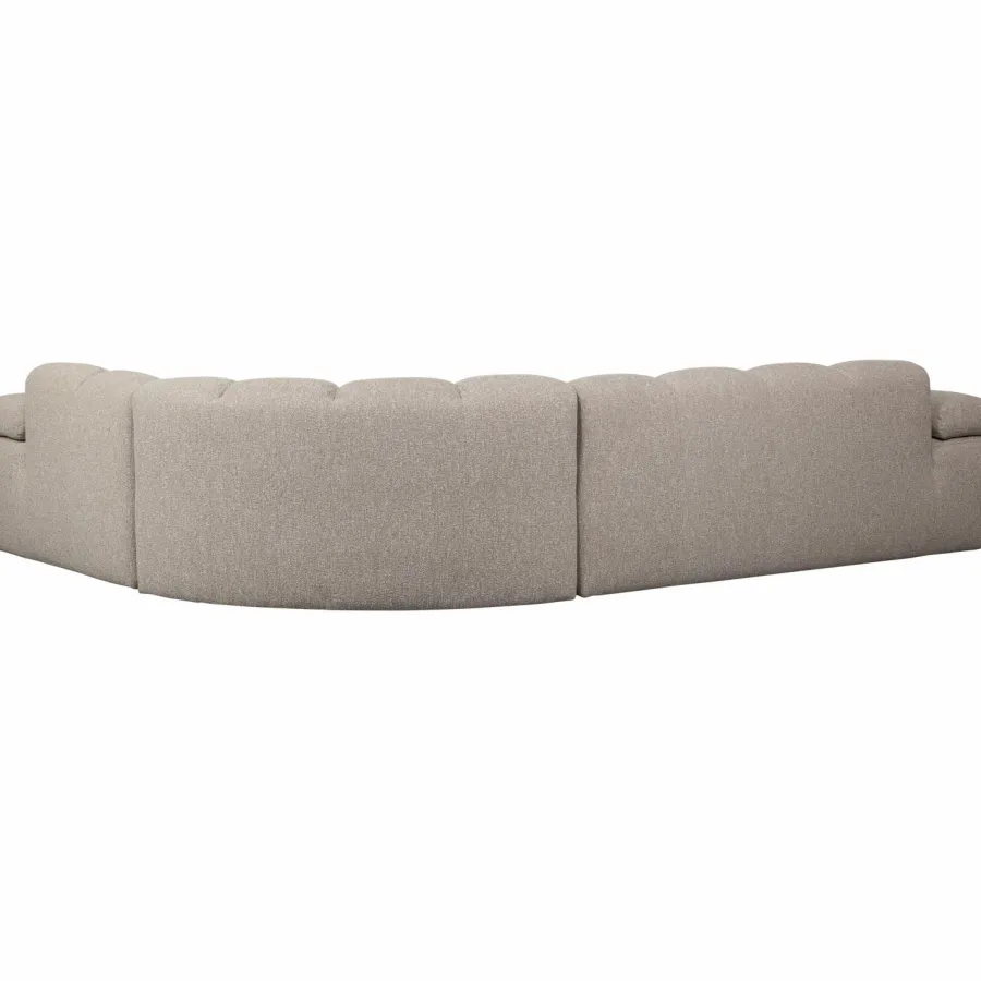 Woood Mojo Hoekbank Rechts Boucle Beige Melange New