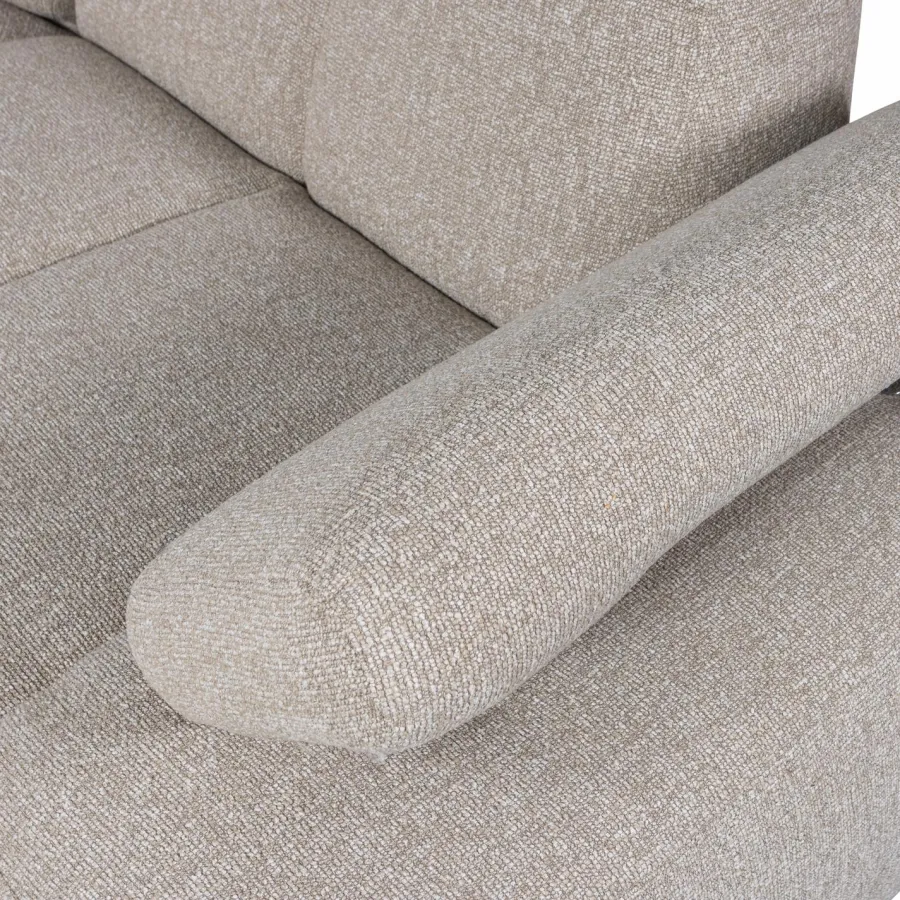 Woood Mojo Hoekbank Rechts Boucle Beige Melange New