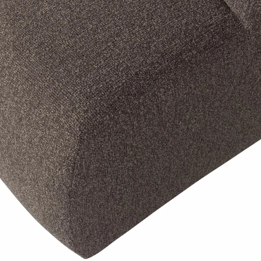 Woood Mojo poef 45x84x64cm boucle bruin melange Discount
